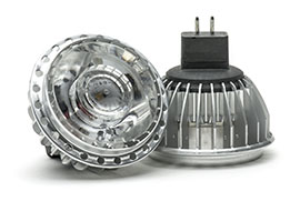 Cree’s MR16 Series TrueWhite LED lamps. 