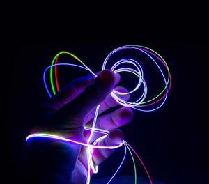 Corning’s Fibrance Light-Diffusing Fiber. 