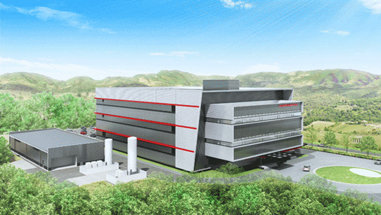 Picture: Artist's rendition of the new building no. 3 at Hamamatsu Photonics' Miyakoda Factory.