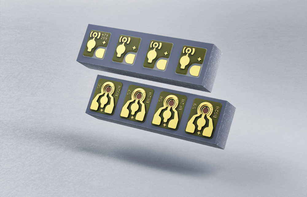 Figure 1: TRUMPF Photonic Components’ 56G VCSEL and photodiode. © TRUMPF.